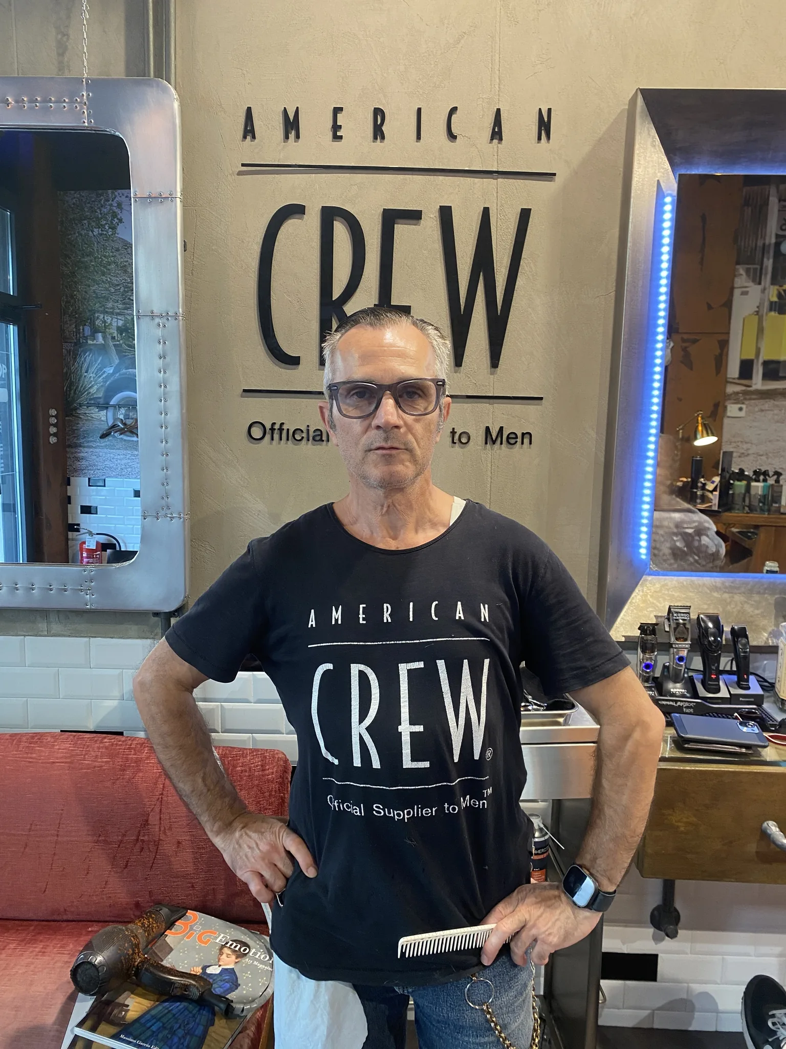 Davide, barbiere ad Abano Terme